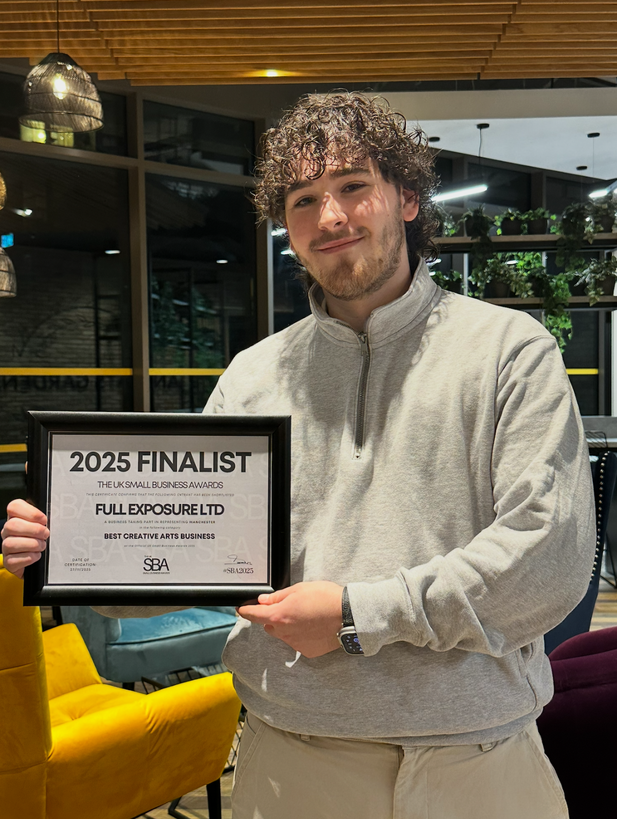 Image for Small Business Award Finalist 2025.