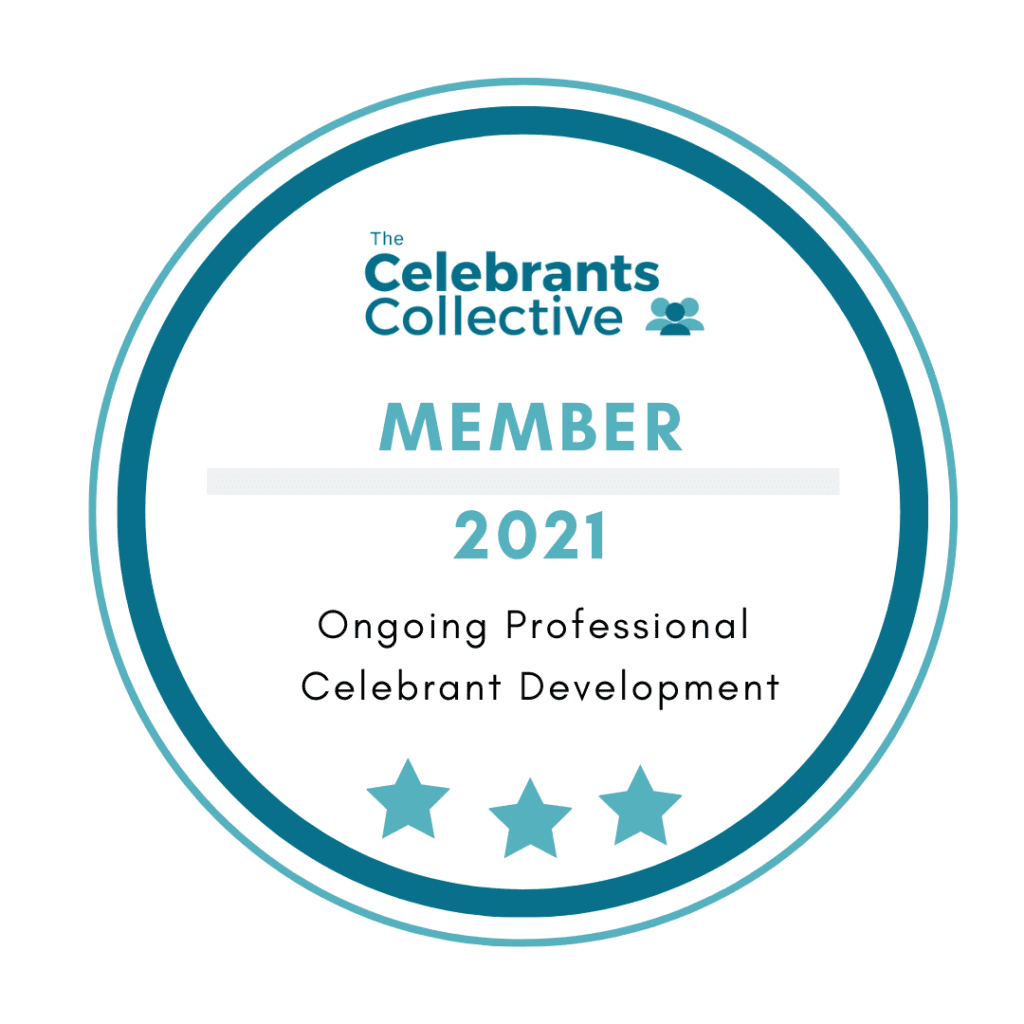 Image for Co-director, head of training (and longterm member, obvs!) of the Celebrants Collective.