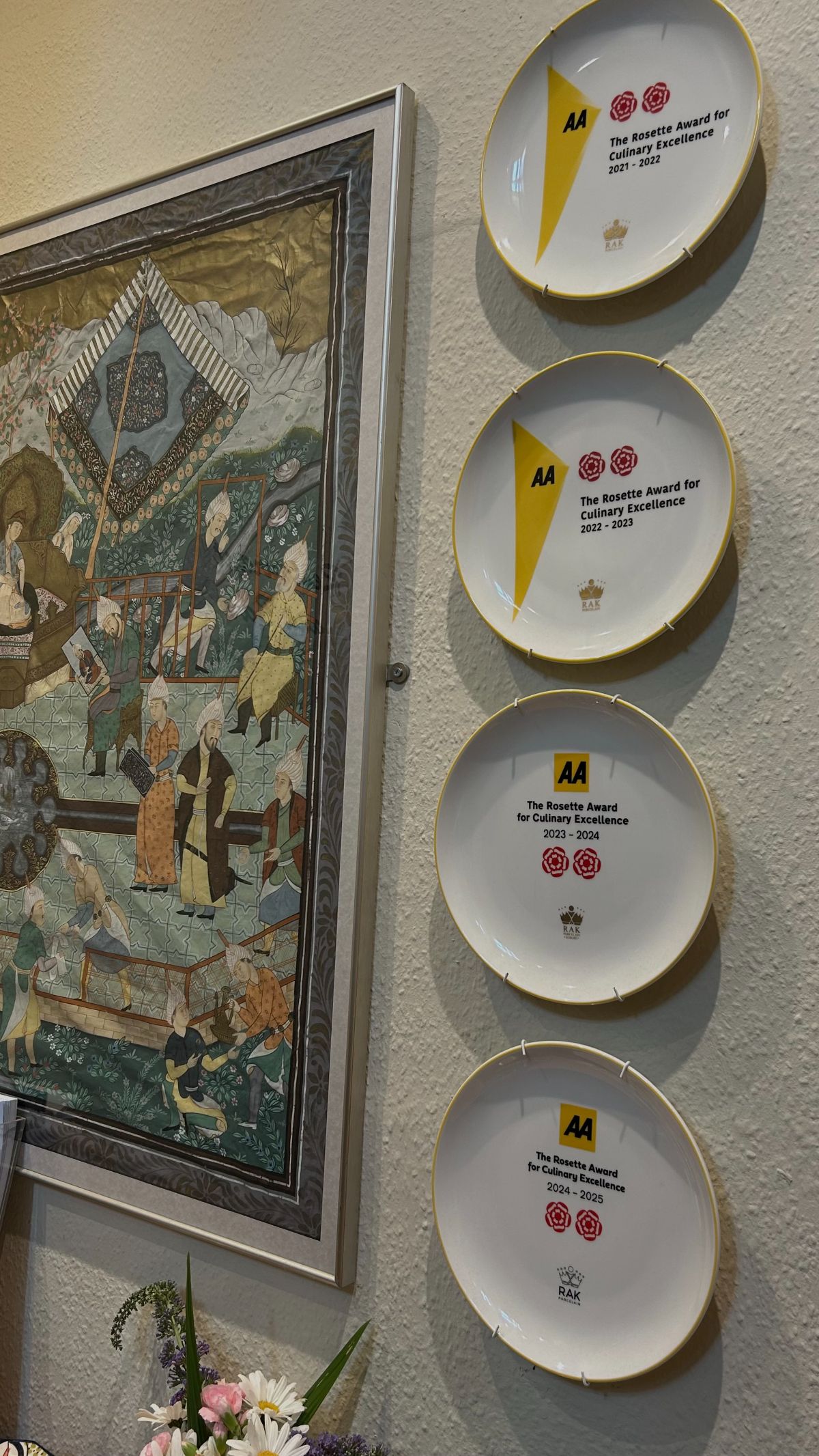 Image for Two AA Rosette Award For Culinary Excellence For Several Consecutive Years