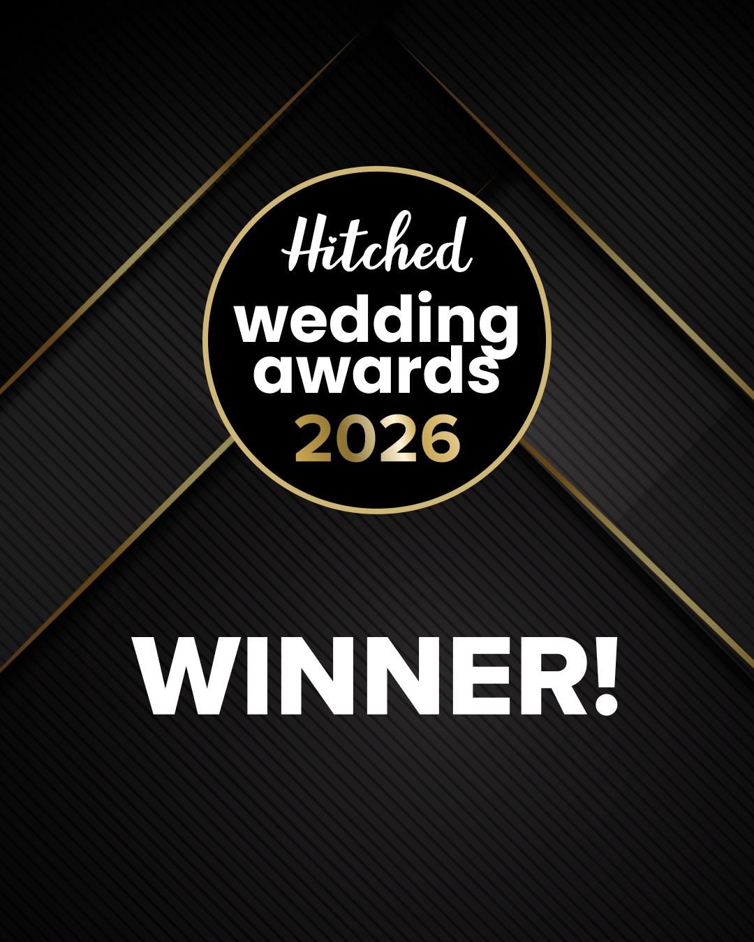 Image for We were delighted to will the Hitched 2026 Wedding Venue award