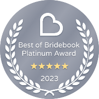 Image for Platinum Award for Best of Bridebook 2023