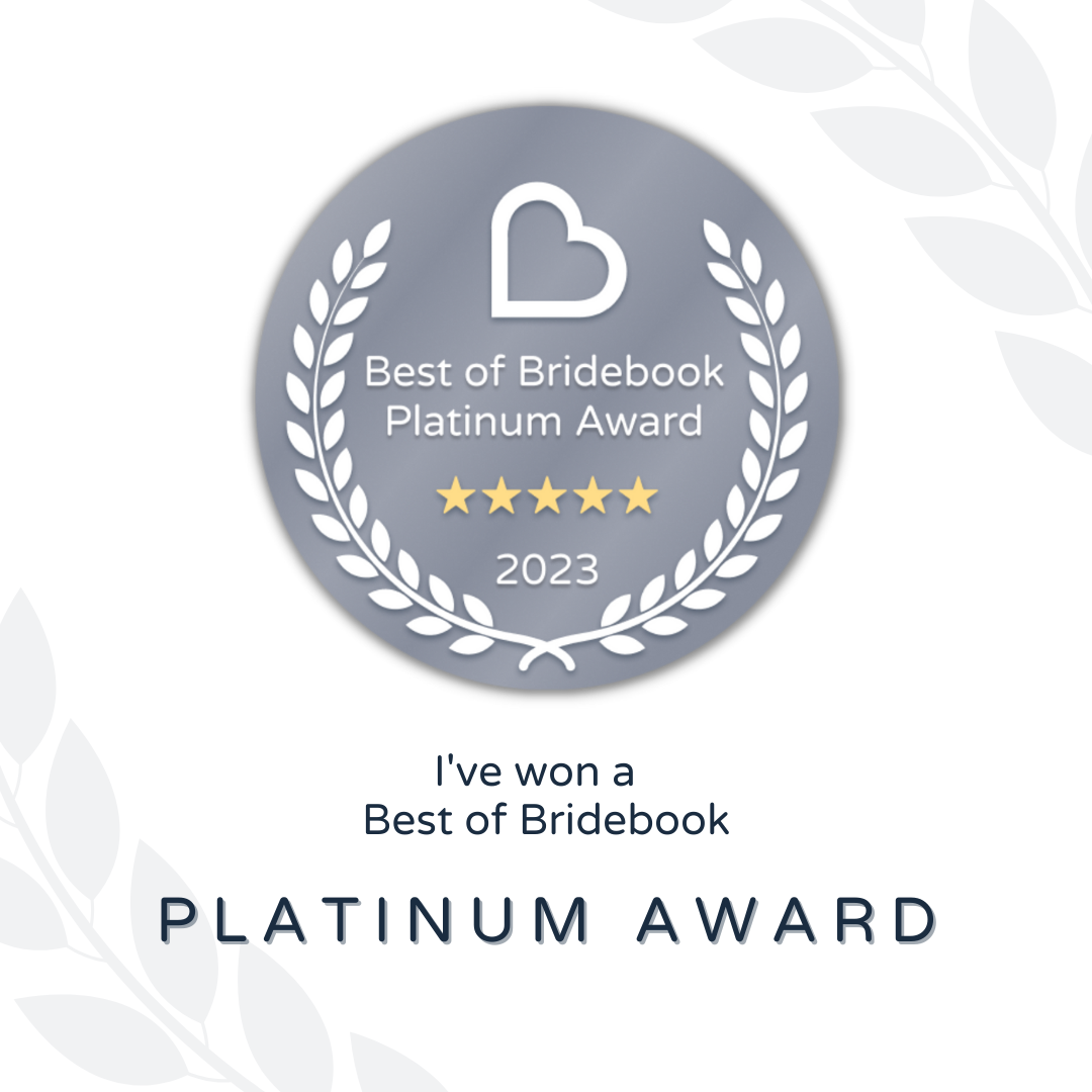 Image for 2023 Bridebook Platinum Award Winner