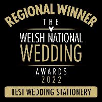 Image for Welsh National Wedding Awards Regional Winner 2022