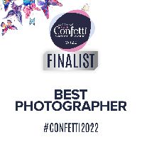 Image for Finalist in the confetti awards for best wedding photographer-2021