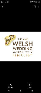 Image for 2nd Welsh Wedding Award 2019 Finalist