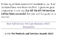 Image for Lux Life Best Full-Service Pet Care Business 2023