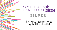 Image for Silver for Best Venue Customer Service at the Conference & Events Awards 2024
