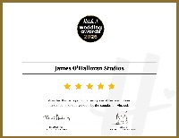 Image for Hitched Wedding Awards 2026 - Best reviewed Videographer of the Year.