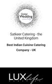 Image for Voted “Best Indian Cuisine Catering Company 2020” at the Global Weddings Awards by LuxLife Magazine