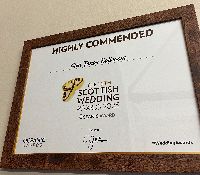 Image for Highly Commended Award for Exclusive Wedding Venue of the Year at the 2025 Scottish Wedding Awards 