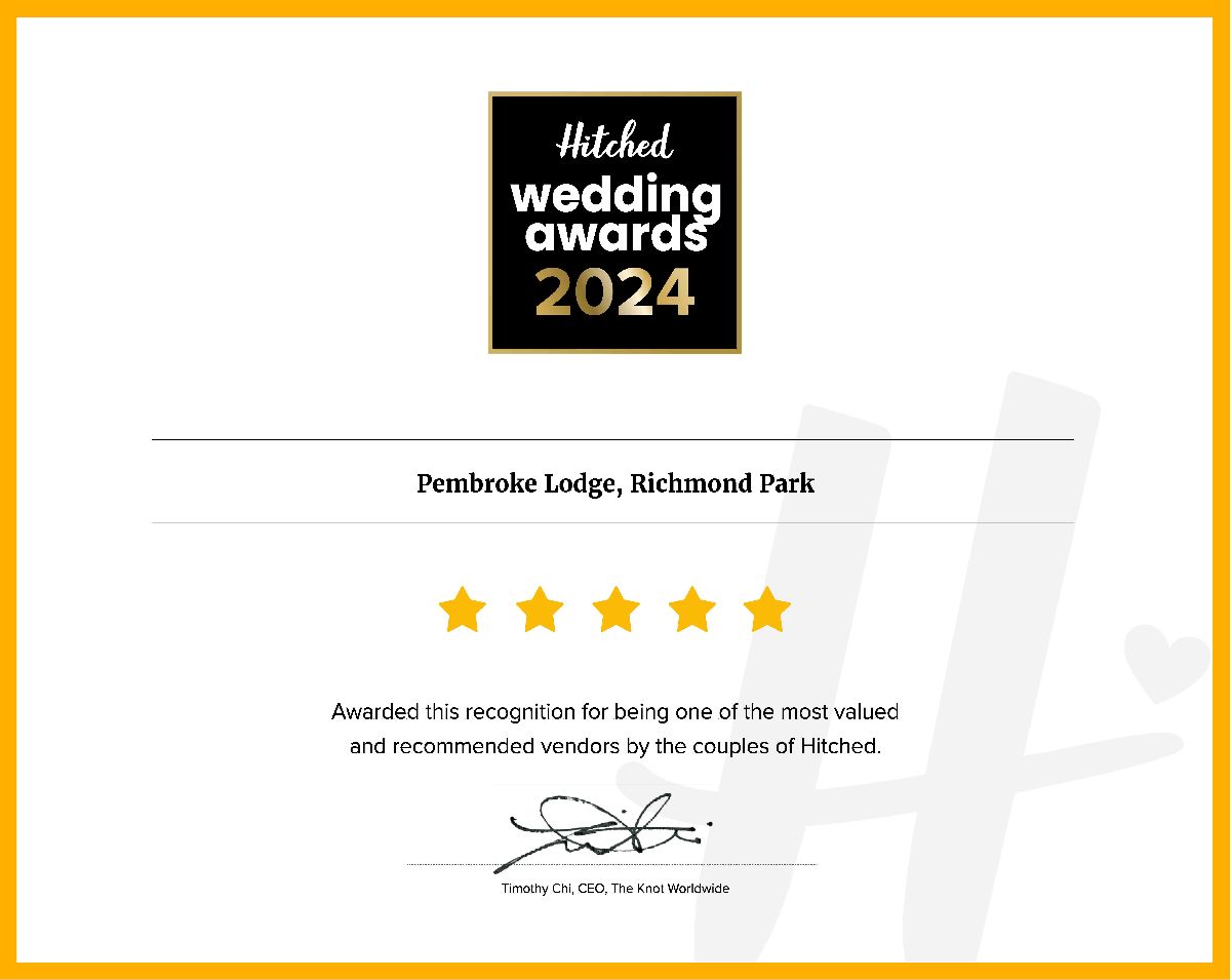 Image for 2024 Wedding Award (third Year Running) 