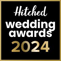 Image for Proud winner of the Hitched Wedding Awards 2024, glowing reviews from real couples.