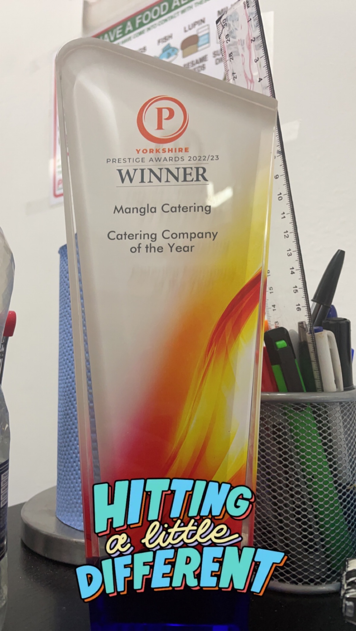Image for Mangla Catering has received multiple awards and with our first one being with Yorkshire Prestige awards for the catering company of the year 2022/2023 we can assure quality and quantity