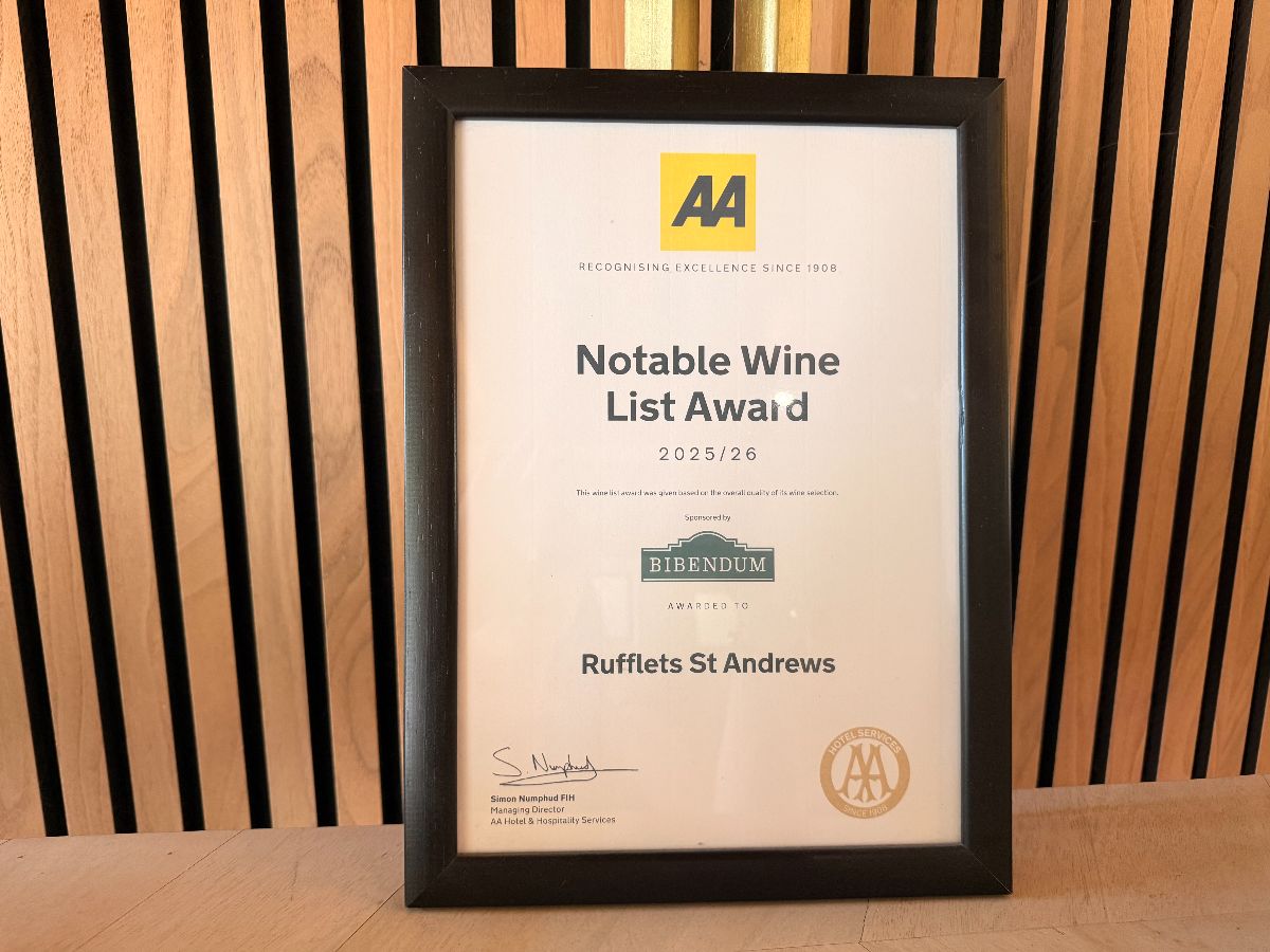 Image for AA Notable Wine List Award - 16 years running