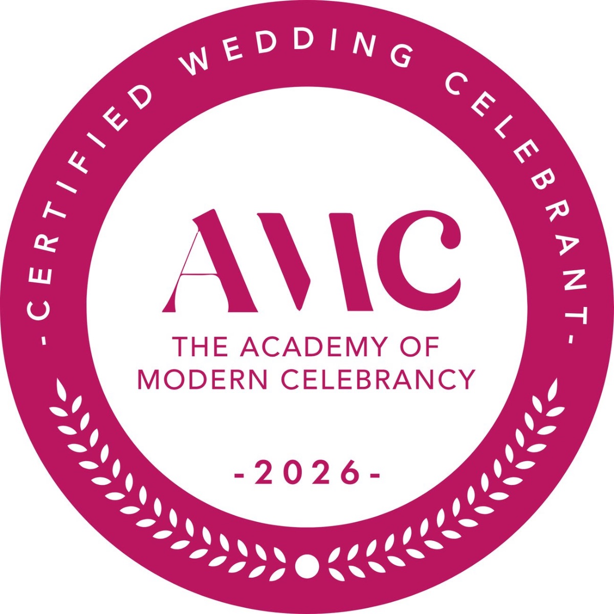 Image for AMC certified Wedding Celebrant
