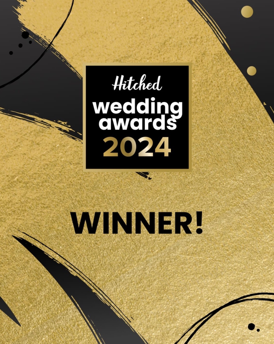 Image for Proud winner of the Hitched Wedding Awards 2024 for outstanding wedding floristry.