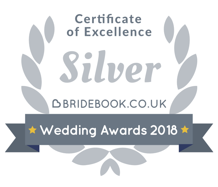 Image for Bridebook Certificate of Excellence Silver Award 2018