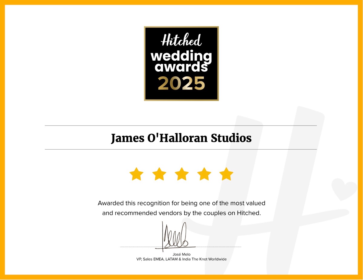 Image for Hitched Wedding Awards 2025 - Best reviewed Videographer of the year.