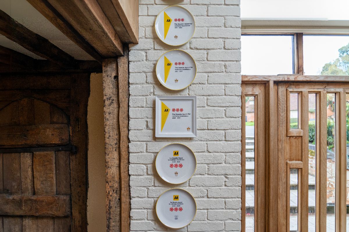 Image for At Talbooth Restaurant, your wedding celebration is set against the backdrop of award-winning dining. Proudly holding three coveted AA Rosettes.This accolade reflects our commitment to excellence.